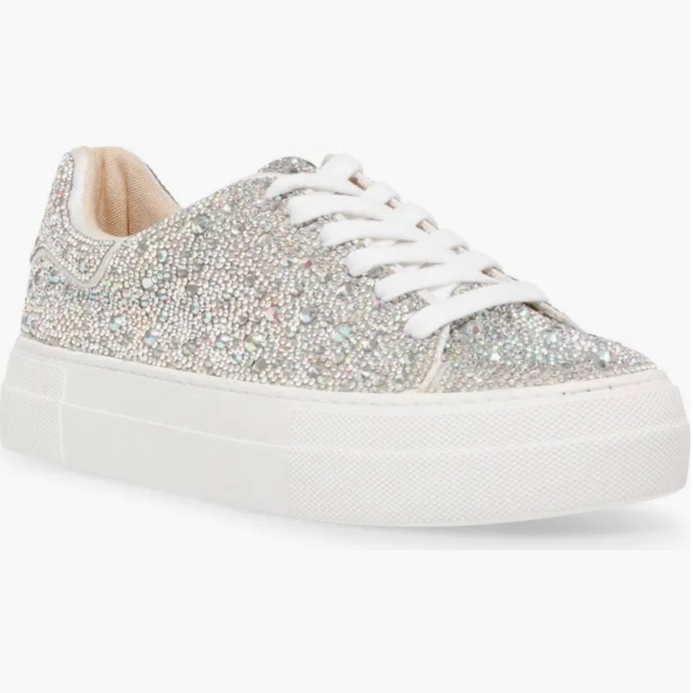 Sidny Crystal Pavé Platform Sneaker (Women)